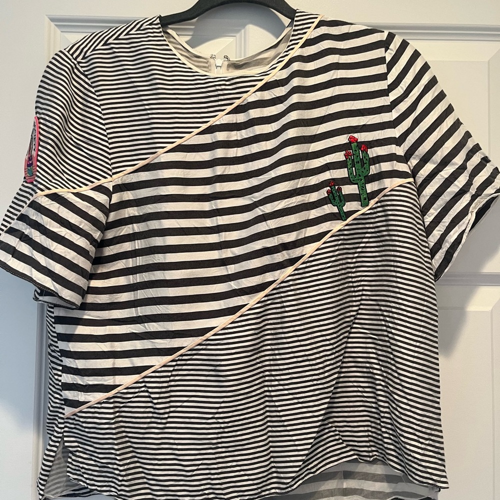 La Ligne Silk T-shirt size Medium
